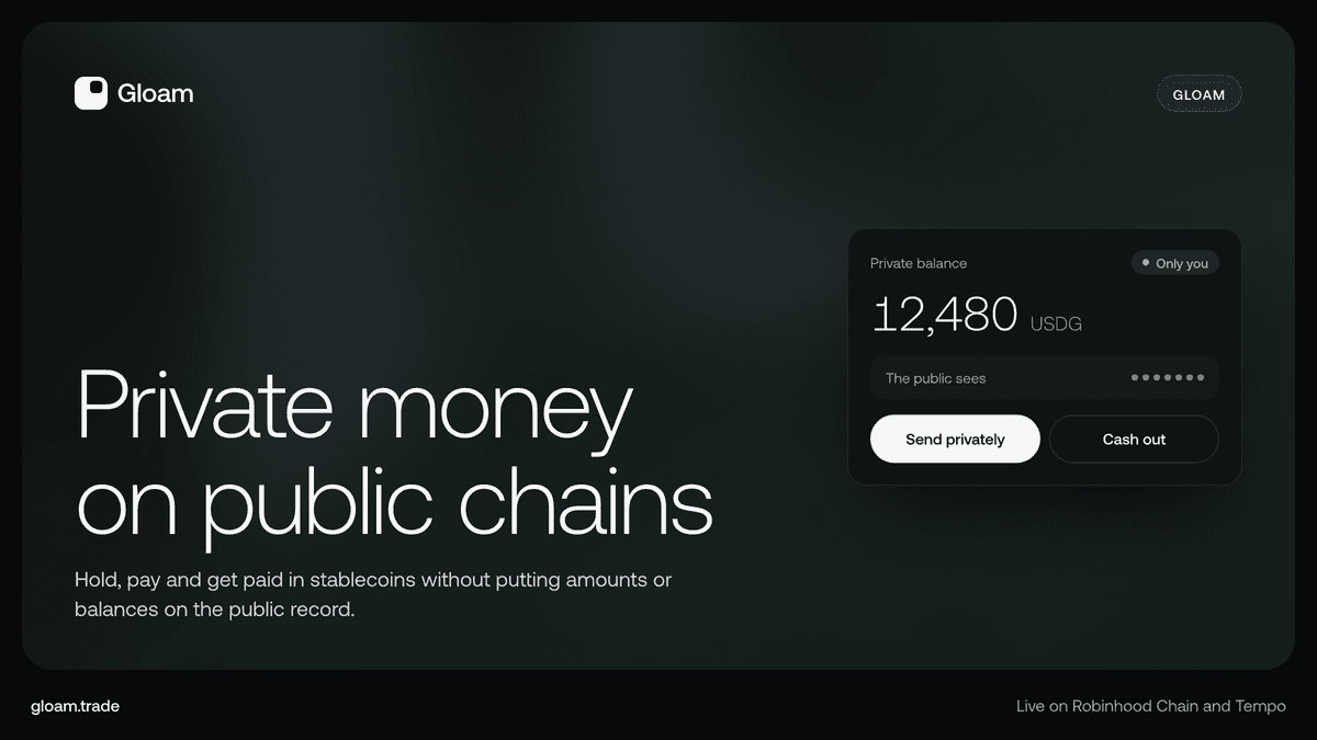 Post reading Private money on public chains, with a private balance card on the field